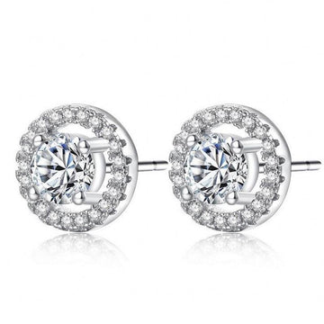 Dazzling Lab Diamond Jewelry Set Real 925 Sterling Silver Wedding Rings Earrings Necklace - Factory Direct Prices by Jewellery Supermarket - The Jewellery Supermarket